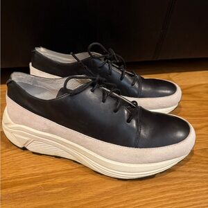 Song For The Mute Black and Cream Sneakers